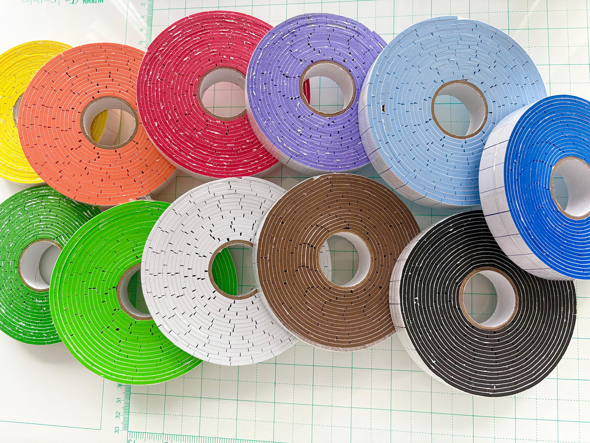 Double sided adhesive foam tape