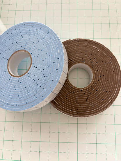 Double sided adhesive foam tape